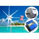 Patriot 1600 W PMA 12 V AC 6 Blade Wind Turbine Generator kit +Charge Controller 