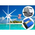 Patriot 1600 W PMA 12 V AC 6 Blade Wind Turbine Generator kit +Charge Controller 